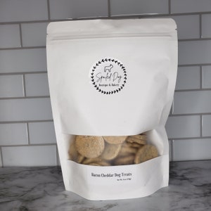 Bacon Cheddar Dog Treats, Bacon Cheddar, Dog Treats, All Natural Dog Treats, Pet Treats, Treats for Dogs, Bacon Dog Treats