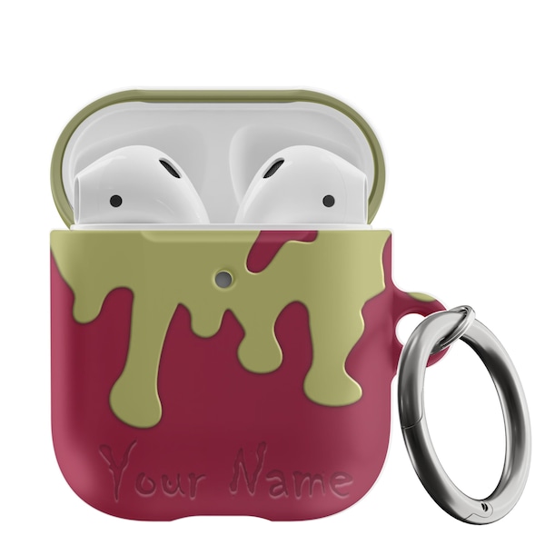 Evil Queen Pod Case for AirPod 1st/2nd Gen AirPod Pro AirPod Pro 2, Personalized Name Pod Case, Poison Apple Pod Case, Protective Case