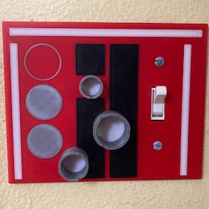 Death Star Star Wars inspired Light Switch cover plate from the Detention Center