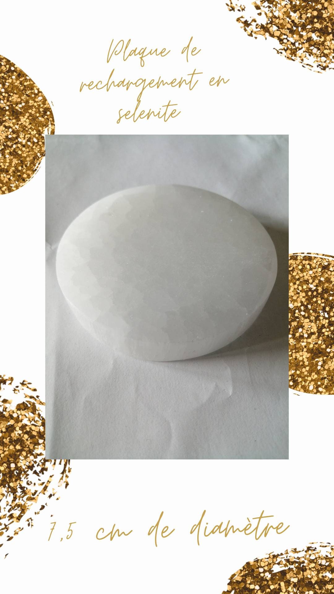 Plaque de Chargement en Selenite