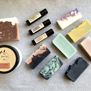Skincare Set - Artisan Bar Soaps, Body Butter & Lip Balms