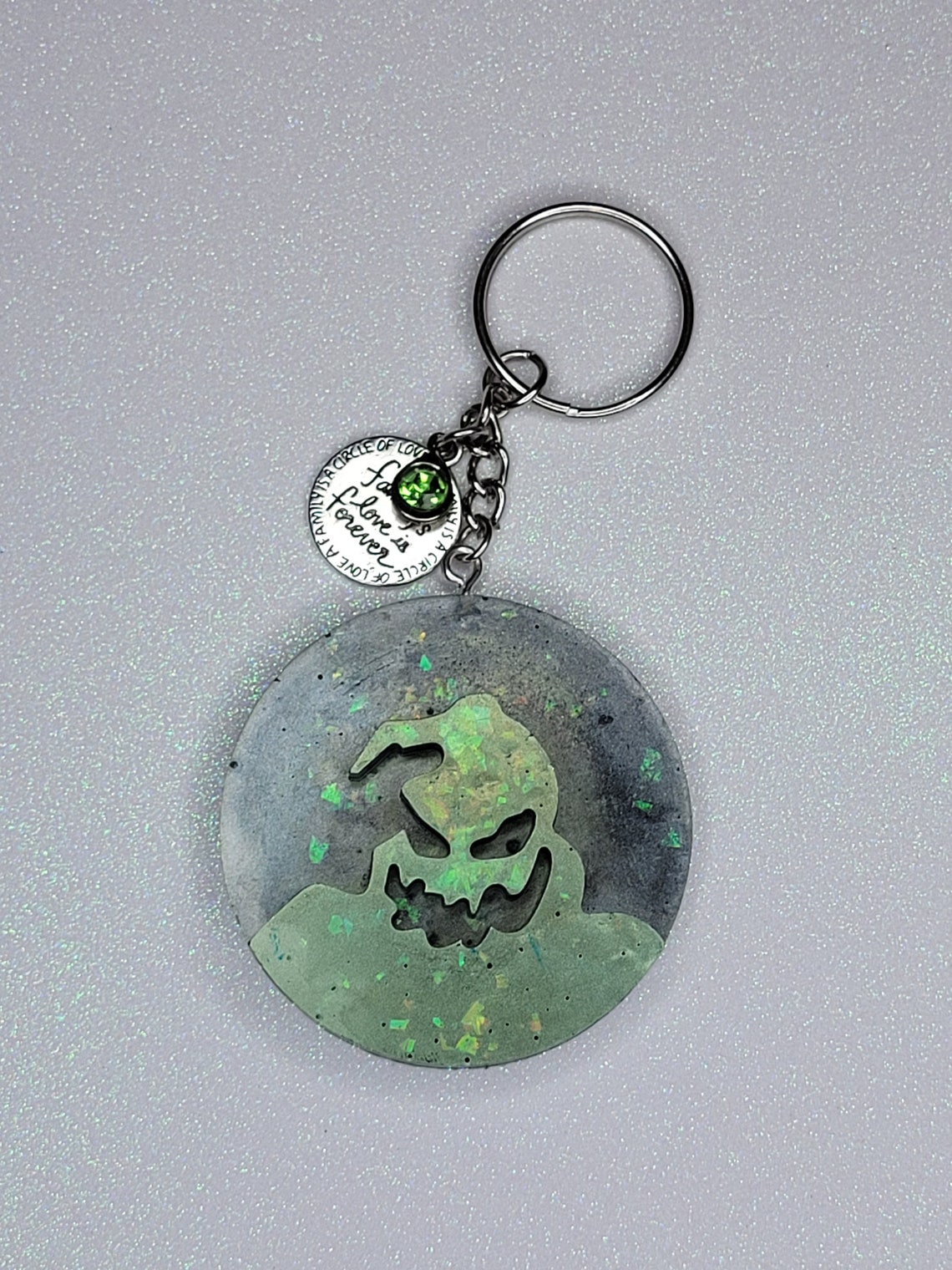 oogie boogie plush keychain