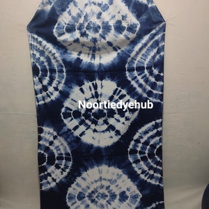 Tie dye Cotton fabric Blue Indian Bandhani Print Light Weight Fabric Hand Dye Natural Color women&#39;s clothing girls Dress Fabric