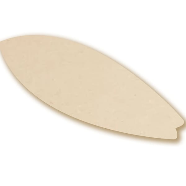 Surfboard Shape Any Size MDF wood cutout Unfinished MDF wood shape