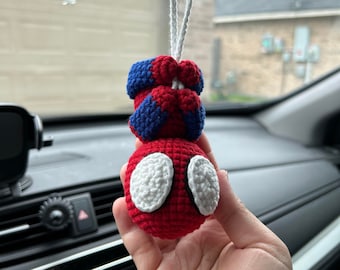 Handmade Hanging Spider-Man (Crocheted Hanging Spider-Man)