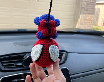 Handmade Hanging Spider-Man (Crocheted Hanging Spider-Man)
