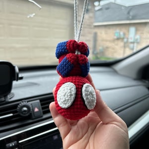 Handmade Hanging Spider-Man (Crocheted Hanging Spider-Man), Valentine Gift, Birthday Gift