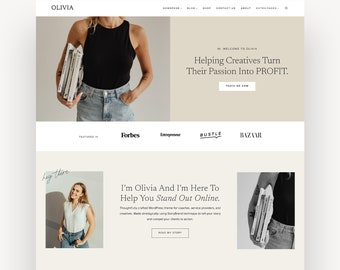 WordPress theme for Bloggers, theme for Coaches, Photographers, Kadence Child theme, eCommerce shop, Storybrand WordPress template