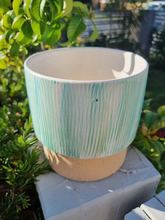 Indoor Ceramic Planter Pot Etsy
