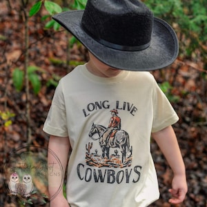 Long Live Cowboys Shirt, Country Boy Onesie®, Rodeo Shirt, Cowboy Shirt, Little Boy Shirt, Bull Rider Shirt, Yeehaw Shirt, Roping Tee