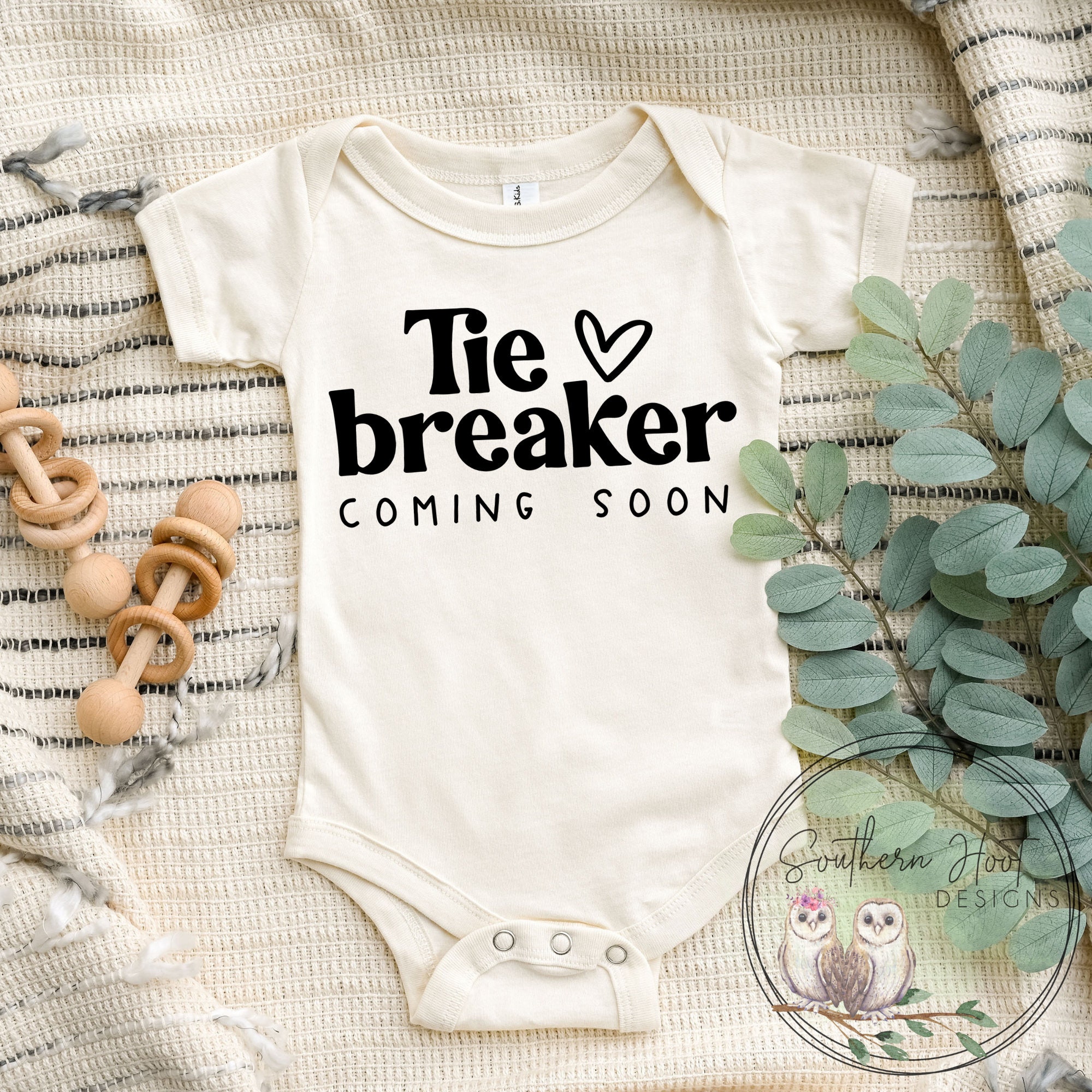 Tie Breaker Coming Soon SVG | Baby Announcement SVG 