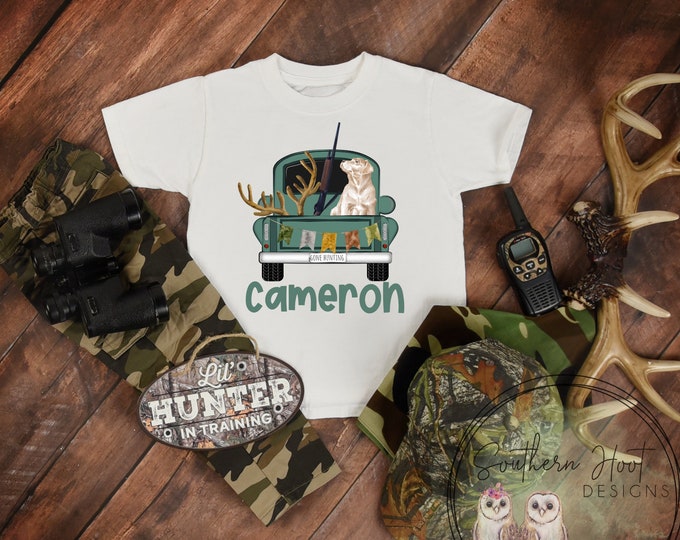 Duck Hunting Themed Baby Gown, Personalized Baby Gown, Monogrammed Baby ...