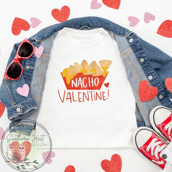 Valentines Day Nacho Love Heart Funny Pink Red Graphic Tee T-Shirt Valentines Day Nacho Love Heart Funny Pink Red Graphic Tee T-Shirt