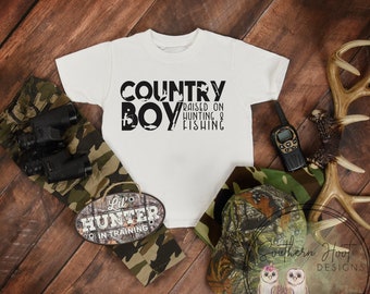 Country Boy Shirt, Raised On Hunting and Fishing Shirt, Daddy's Boy Onesie , Turkey Hunter, Country Boy Shirt, Deer Hunter, Youth Shirt