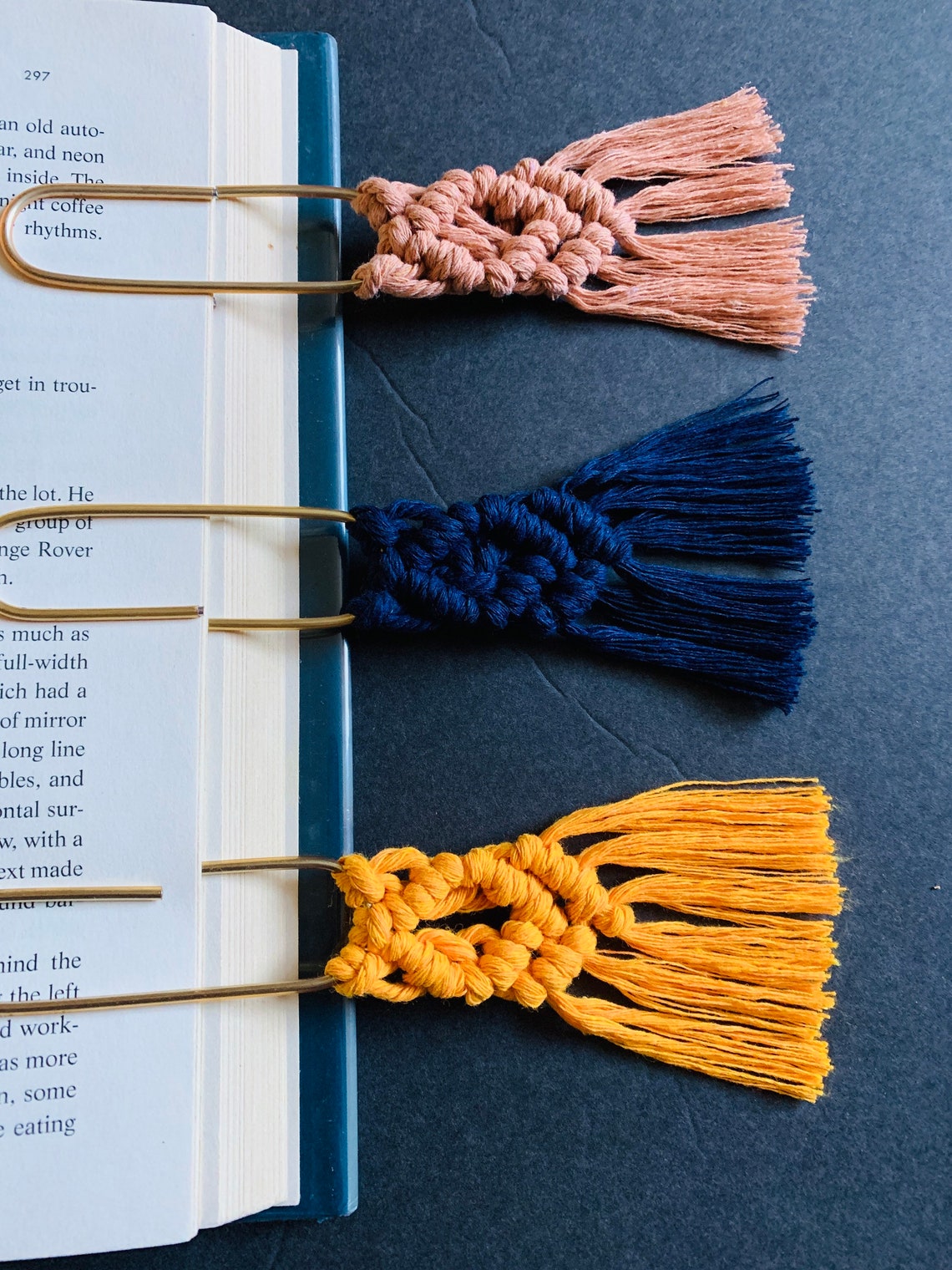 Boho Macrame Bookmark, Oversized Paperclip, Filing Organizers, Teacher ...