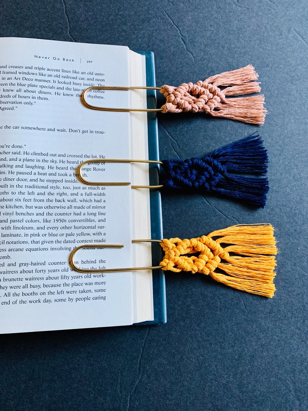 Boho Macrame Bookmark, Oversized Paperclip, Filing Organizers, Teacher ...