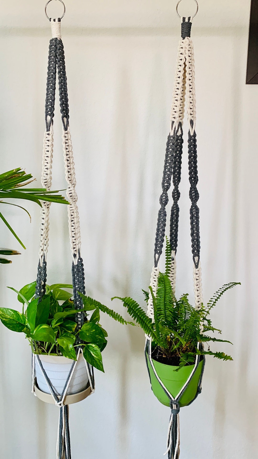 Macrame Plant Hanger | Indoor and Outdoor Plant Hanger | Patio Décor ...