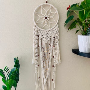 Dream Catcher/Bohemian Dream Catcher/Macrame Dream Catcher/Nursery Dream Catcher/Handmade wall decor/Hand made Wedding Gift
