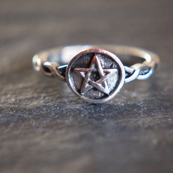 Ring-Wicca-Pentagramm