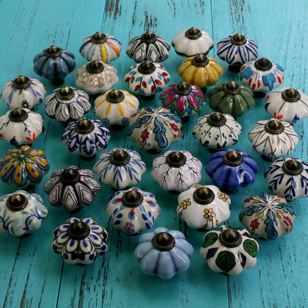 Hand Painted Knobs Etsy