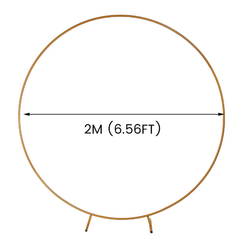 Iron Circle Wedding Arch Props Background Arch Flower Outdoor Etsy