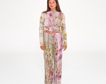 OLIVIA SET | Poppy dyed jersey set | Natural dyed | Handmade