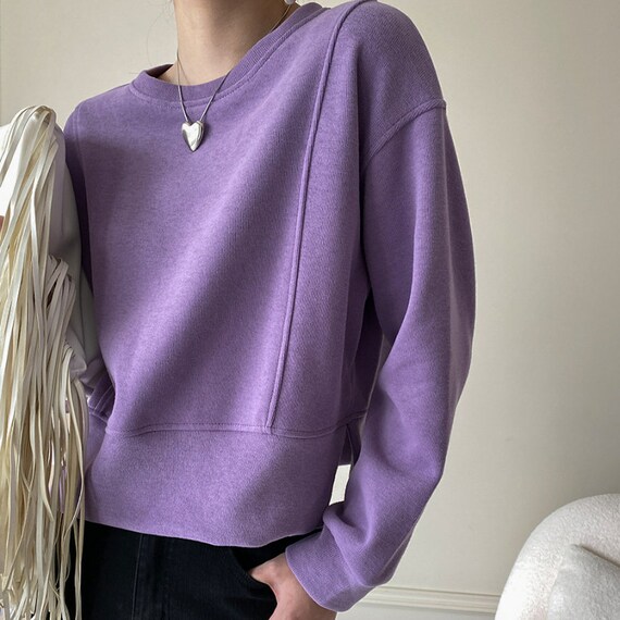 Womens Plain Sweatshirt Crew Sweatshirt Multi Color Soft comfy