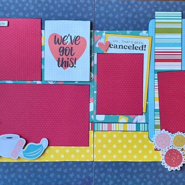 Scrapbook Page Kits Etsy