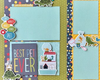 Beach Vibes 12x12 Scrapbook Page Layout Kit - Etsy