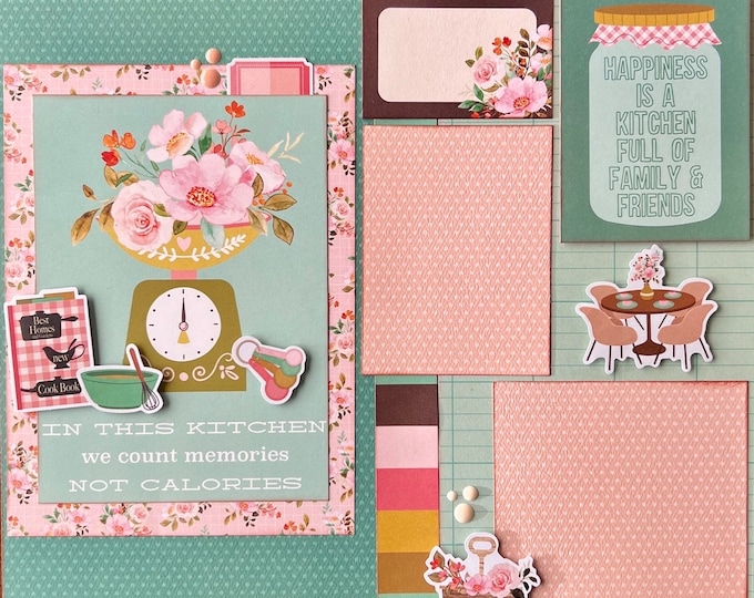 In This Kitchen 12x12 Scrapbook Page Layout Kit - Etsy