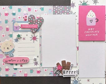 Love You 12x12 Scrapbook Layout Page Kit - Etsy