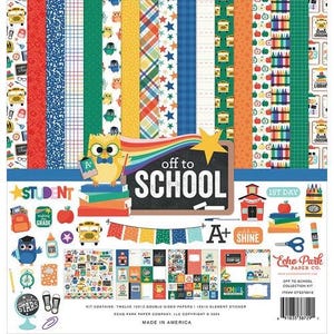 Echo Park Off to School scrapbook collection