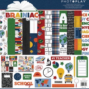 Digital Scrapbooking Kits Back to School, Digital Back to School