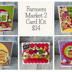 Farmers Market 2 DIY Greeting Card Kit - Etsy