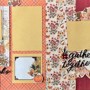 Gather Together 12x12 Scrapbook Page Layout Kit - Etsy