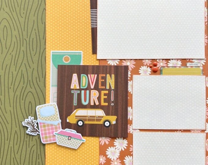 Happy Harvest 12x12 Scrapbook Layout Page Kit - Etsy