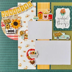 Happy Days page 12x12 layout kit fall