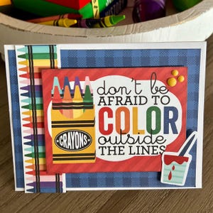Off to School DIY Card Making Kit