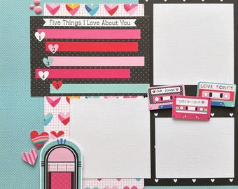 Epic Night 12x12 Scrapbook Layout Page Kit - Etsy
