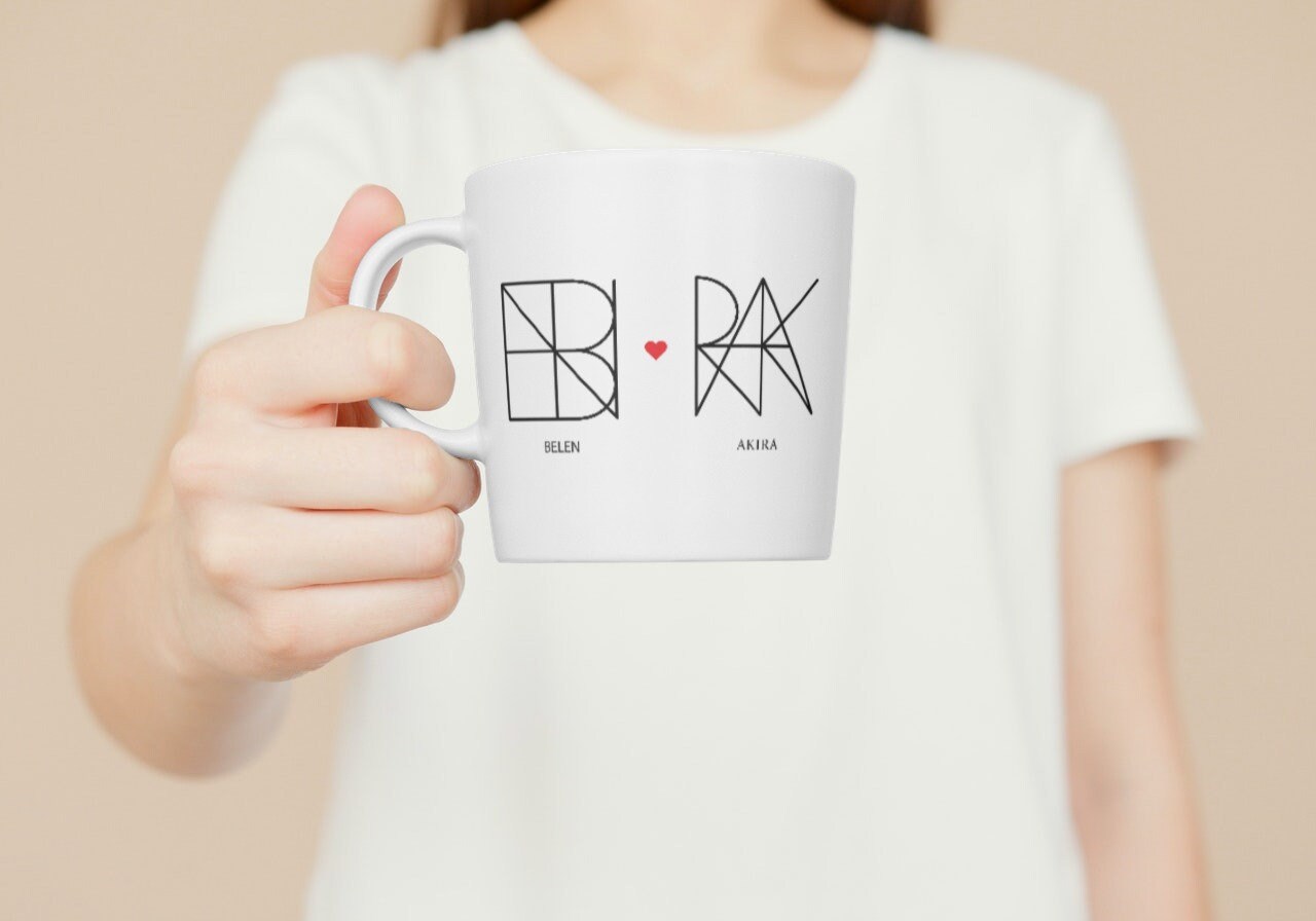 Custom Two Names Two Logos, Monogram, Graphic Art, Digital File ...