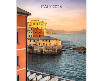 Captivating Italy Landscapes 2024 Wall Calendar - A3 Size, Original Photography, Travel-Inspired Art for Home & Office