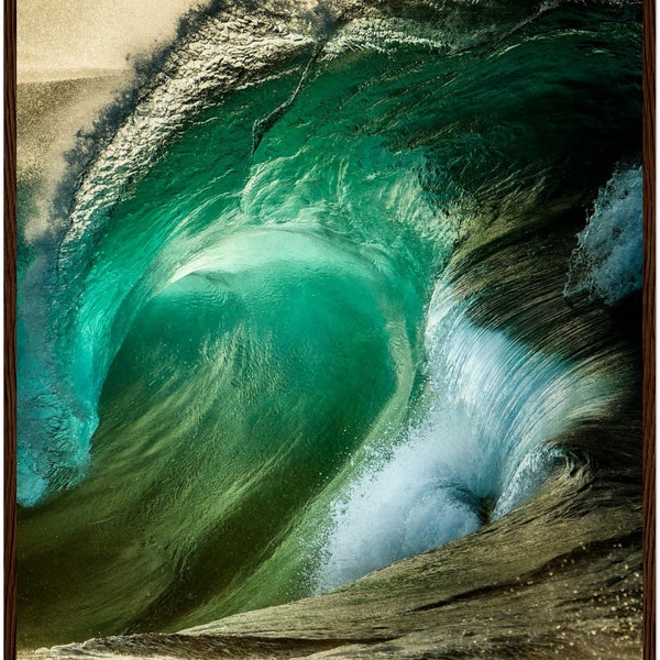 Dawn Wave Framed Print | Wall Art Photography | Fine Art | Ocean Prints | Wave Photography