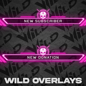 Pink Apex Legends Animated Kill Leader Alert Overlay for StreamElements