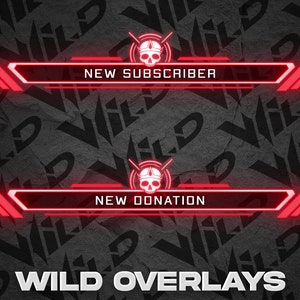Red Apex Legends Animated Kill Leader Alert Overlay for StreamElements