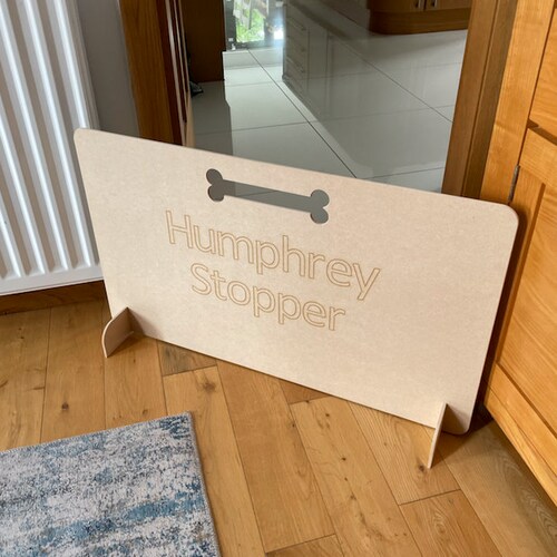 FREE PERSONALISATION Puppy Stopper / Dog Blocker / Dog Gate Etsy UK