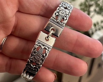 Spoon Bracelet- “CORONATION”, Vintage Bracelet, Silverware Bracelet, Silverware Jewelry, Spoon Jewelry, Gifts for Her, Spoonie, Spoon Theory