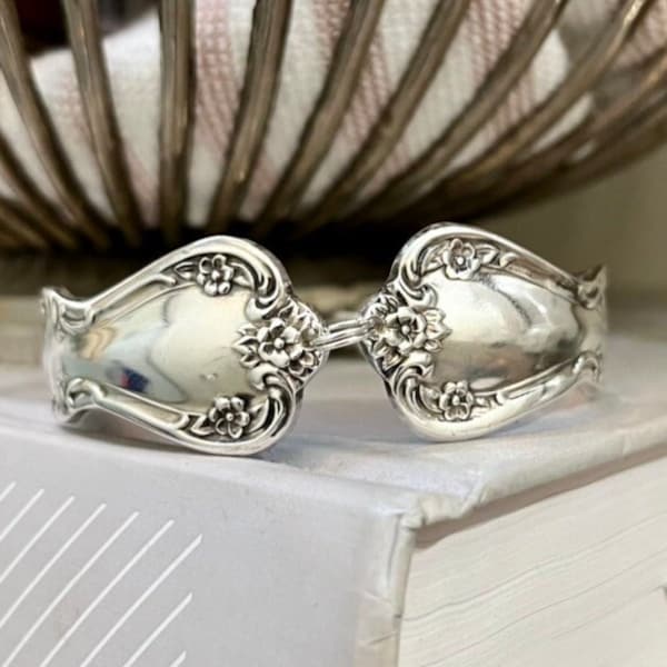 Spoon Bracelet- “DAYBREAK/ELEGANT LADY”, Vintage Bracelet, Silverware Bracelet, Silverware Jewelry, Gifts for Her, Spoon Theory, Lupus Spoon