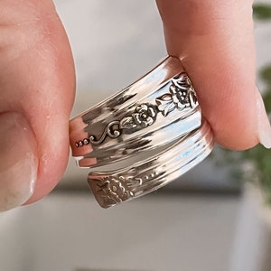 Dainty Jubilee Spiral Ring, Spoon Ring, Minimalist Jewelry, RecycledJewelry, Eco Friendly, Spoon Theory