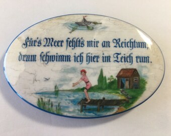 Nostalgic bottle opener magnet for the sea, lack of wealth, swimming vacation