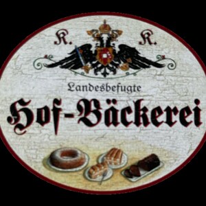 Kuk nostalgia wooden sign state-authorized court bakery cake tart bakery sign